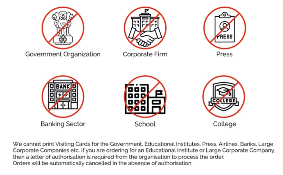 Textured Visiting/Business Cards